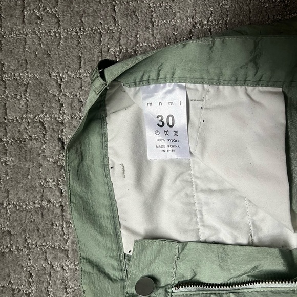 MNML Tech Cargo Pants Mint - Picture 3 of 3